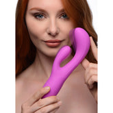 Come Hither Silicone Rabbit Vibrator with Orgasmic Motion